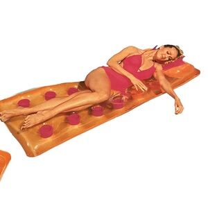 H2O Go Inflatable Pool Lounger Floater In Orange & Pink or Blue & Lime.